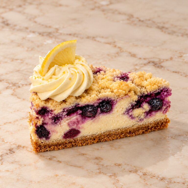Blueberry Crumble Cheesecake